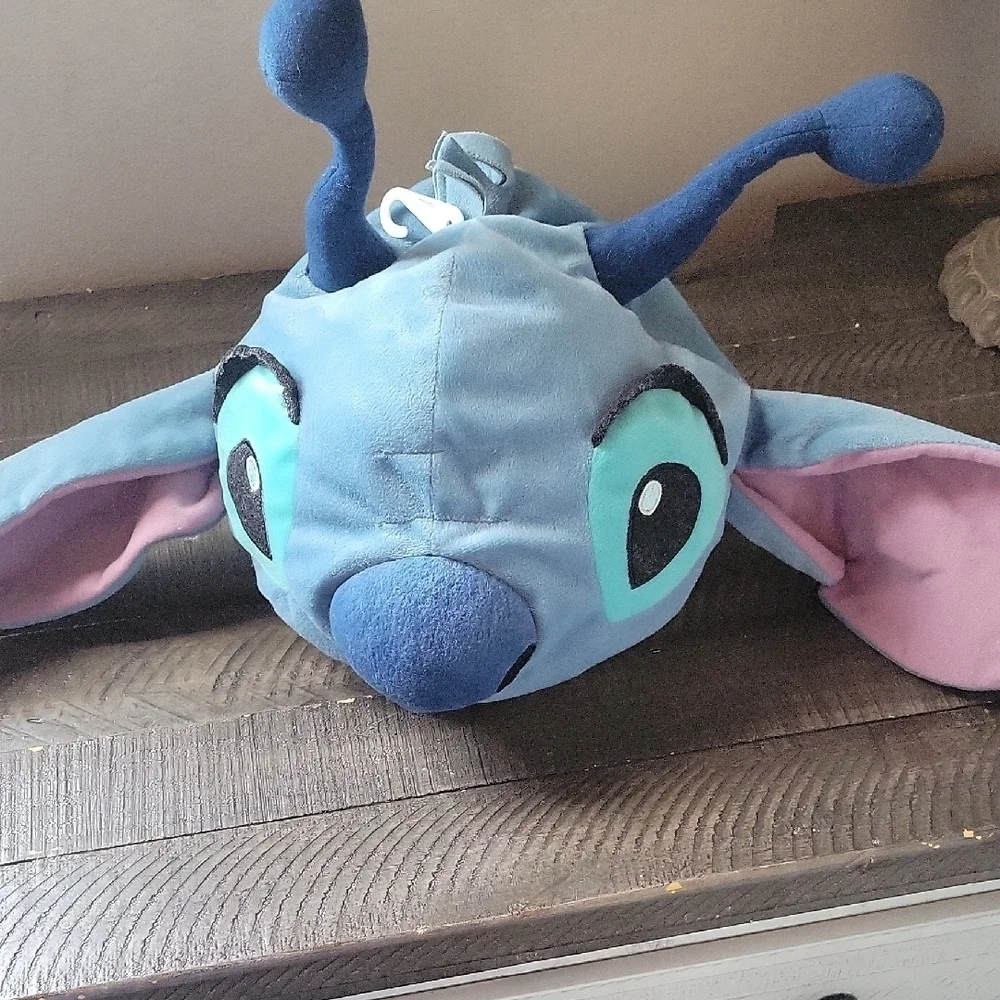 Stich Head Blue and Pink  Alien Antena used good Conditiener